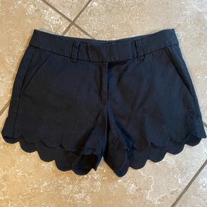 J Crew Factory scalloped shorts